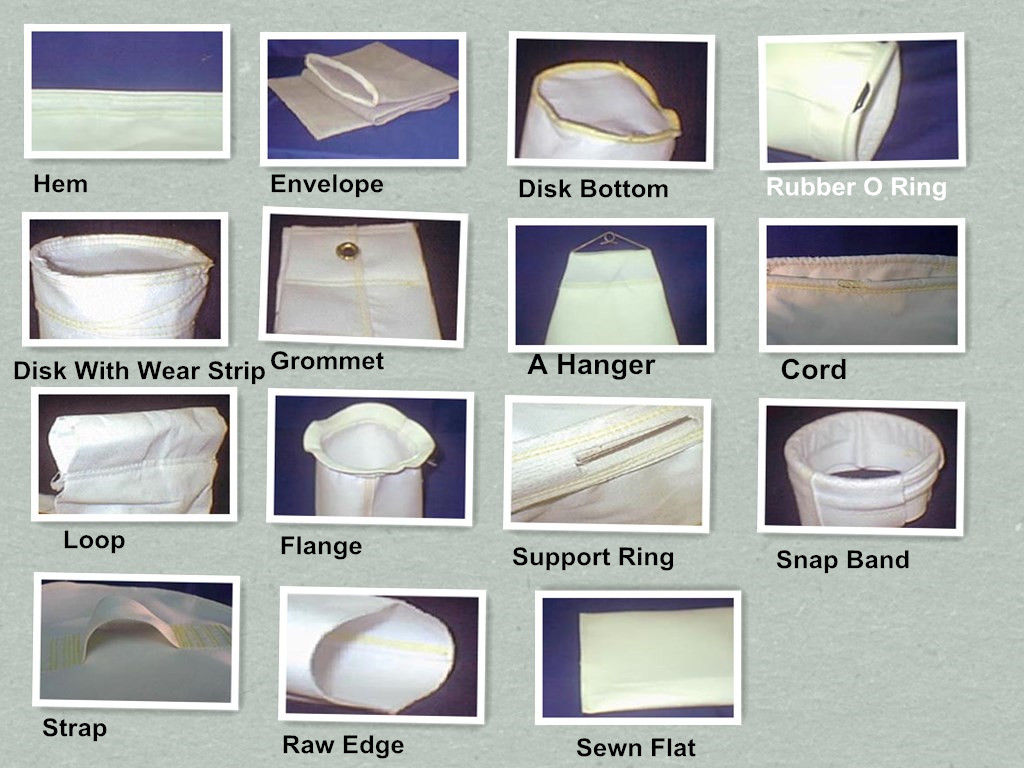 Tipos de sacos de filtro e tecnologia de remoção de poeira.