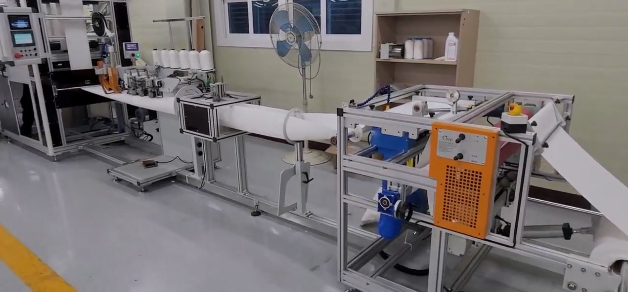 Star Machine usa máquinas de costura automáticas para produzir bolsas filtrantes e melhorar a eficiência