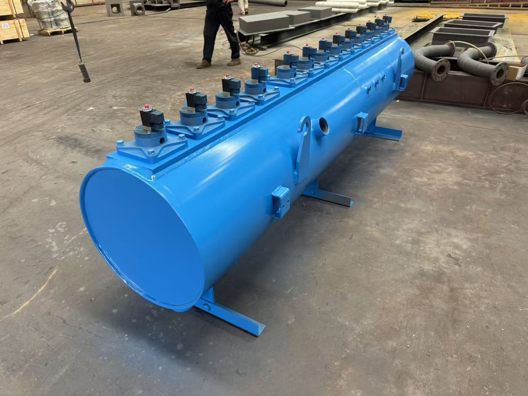 Tanque de ar personalizado para válvula de pulso Alstom Optipow 135